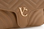 Vince Camuto Bolso Bandolera Camel Piel de Polivinilo Elegante y Funcional 23x7x15 cm